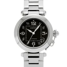 Cartier — Cartier Pasha C W31043M7 Black Case Size 35 X 35 Mm #6142 — Watch — resale