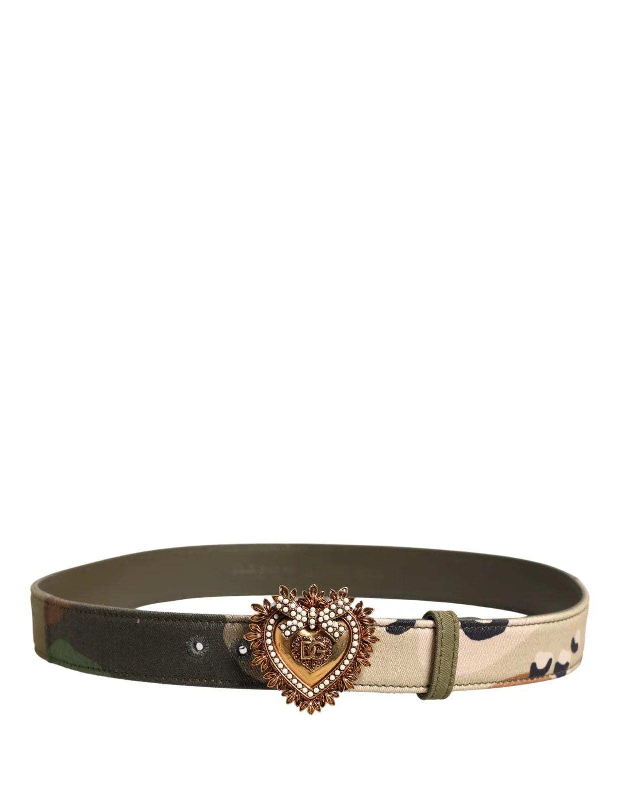 Dolce & Gabbana Camouflage Devotion Metal Buckle Belt 2