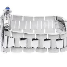 Cartier Pasha 38MM W31037H3 GMT Automatic SS Silver Dial Date Power #C350 3