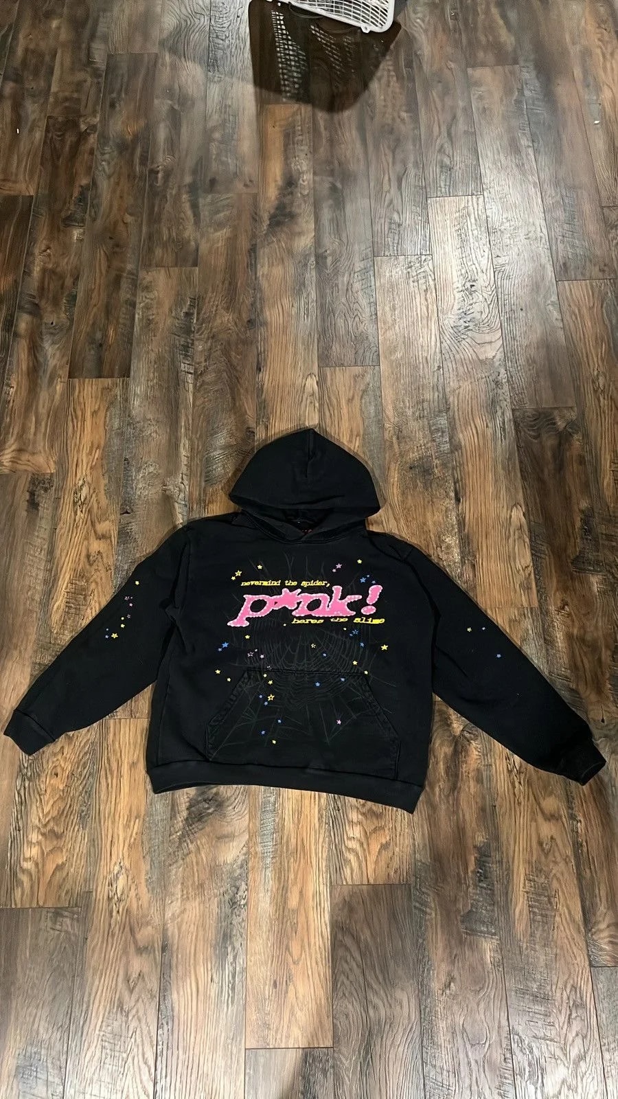 Sp5der — SP5DER P!nk Hoodie — streetwear — resale