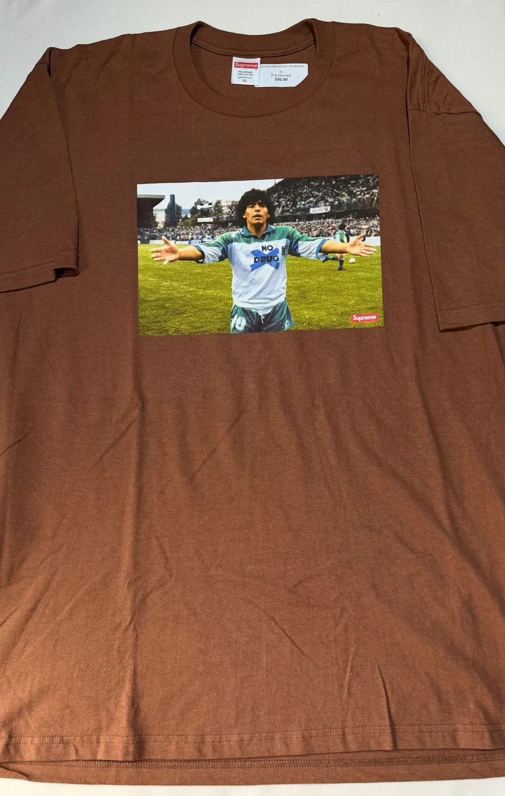 Supreme — Supreme Maradona Tee U — streetwear — resale