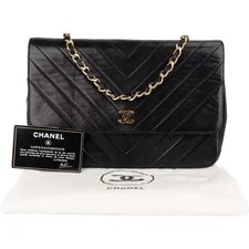Chanel — Chanel Chevron Medium Double Flap Coco CC — Handbag — resale