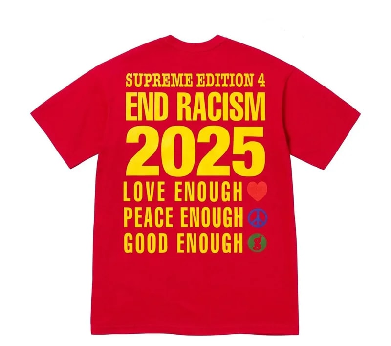 Supreme — Supreme Goodenough End Racism Tee — streetwear — resale