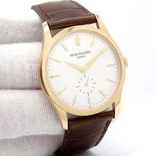 Patek Philippe — Patek Philippe 5196J Calatrava 18K Yellow Gold — Watch — resale