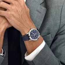 Patek Philippe Calatrava 8-Day 5328G-001 White Gold Blue Dial (2026) 3