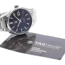 Tag Heuer — TAG Heuer Carrera Calibre 5 WAR211A-1 39mm SS Black #C8687 — Watch — resale