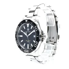 TAG Heuer Aquaracer WAY101A Quartz Black Rubber Near Box & Papers 43mm 300m 3