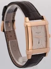 Patek Philippe Gondolo 18k Rose Gold Ivory 35mmX47mm Manual Leather 5111R 4