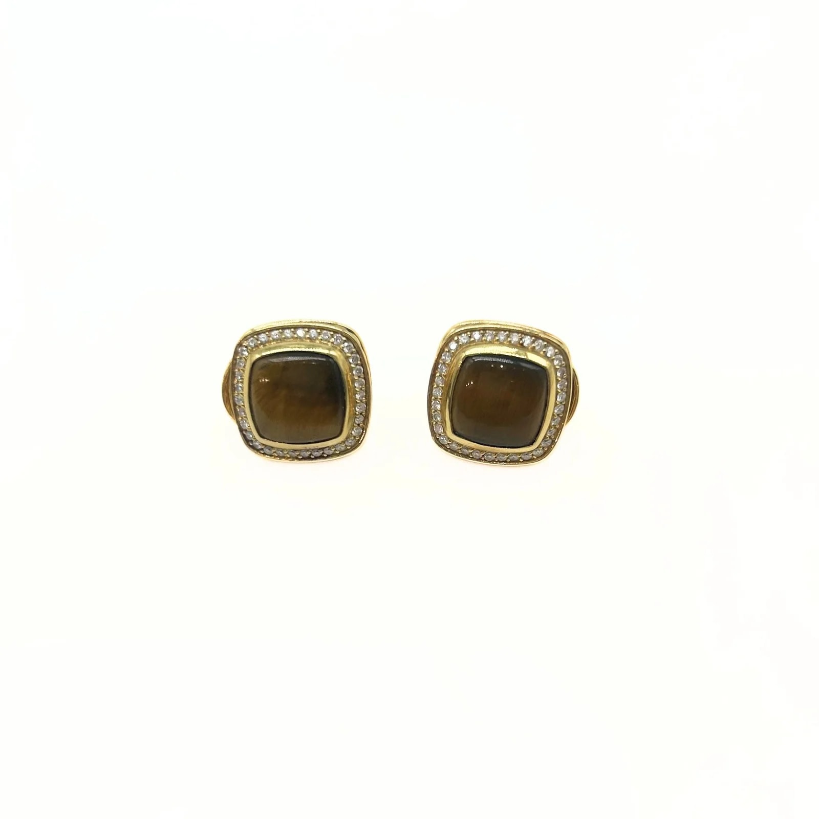 David Yurman — David Yurman Tigers Eye Halo Diamonds — Jewelry — resale