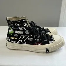 Converse Kith X Chuck 70 High 10th Anniversary Size 7 All Over Print 2