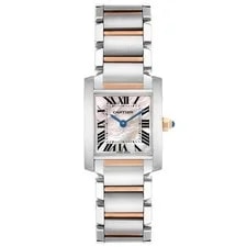 Cartier Tank Francaise Small Steel Rose Gold MOP W51027Q4 Card 2