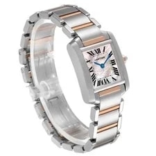 Cartier Tank Francaise Small Steel Rose Gold MOP W51027Q4 Card 3