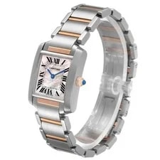 Cartier Tank Francaise Small Steel Rose Gold MOP W51027Q4 Card 4
