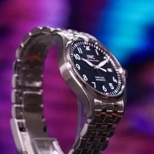 IWC le Petit Prince Mark Xviii Blue Dial Bracelet IW327016 3
