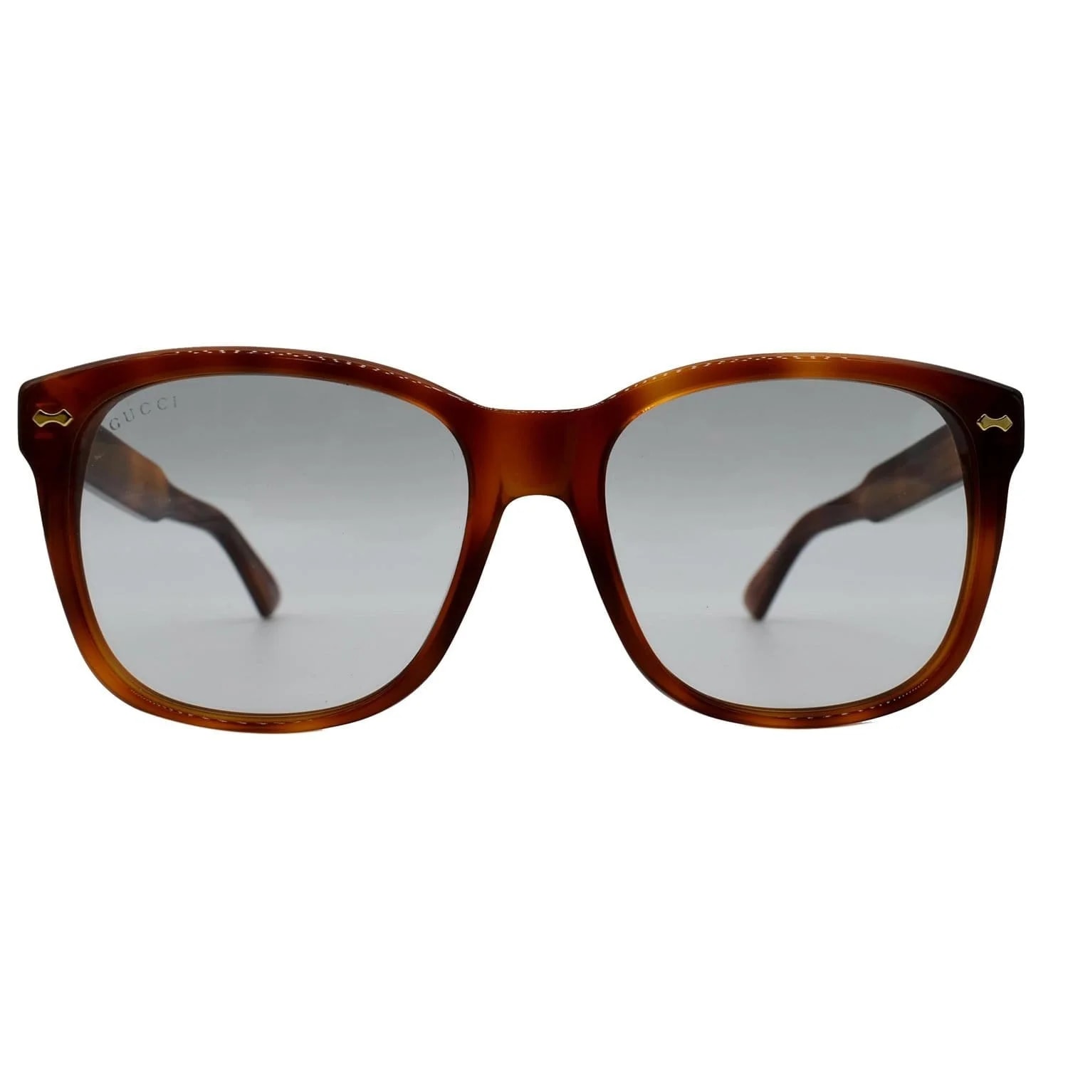Gucci — Gucci Light Havana Eyeglasses Transparent Lens — Accessory — resale