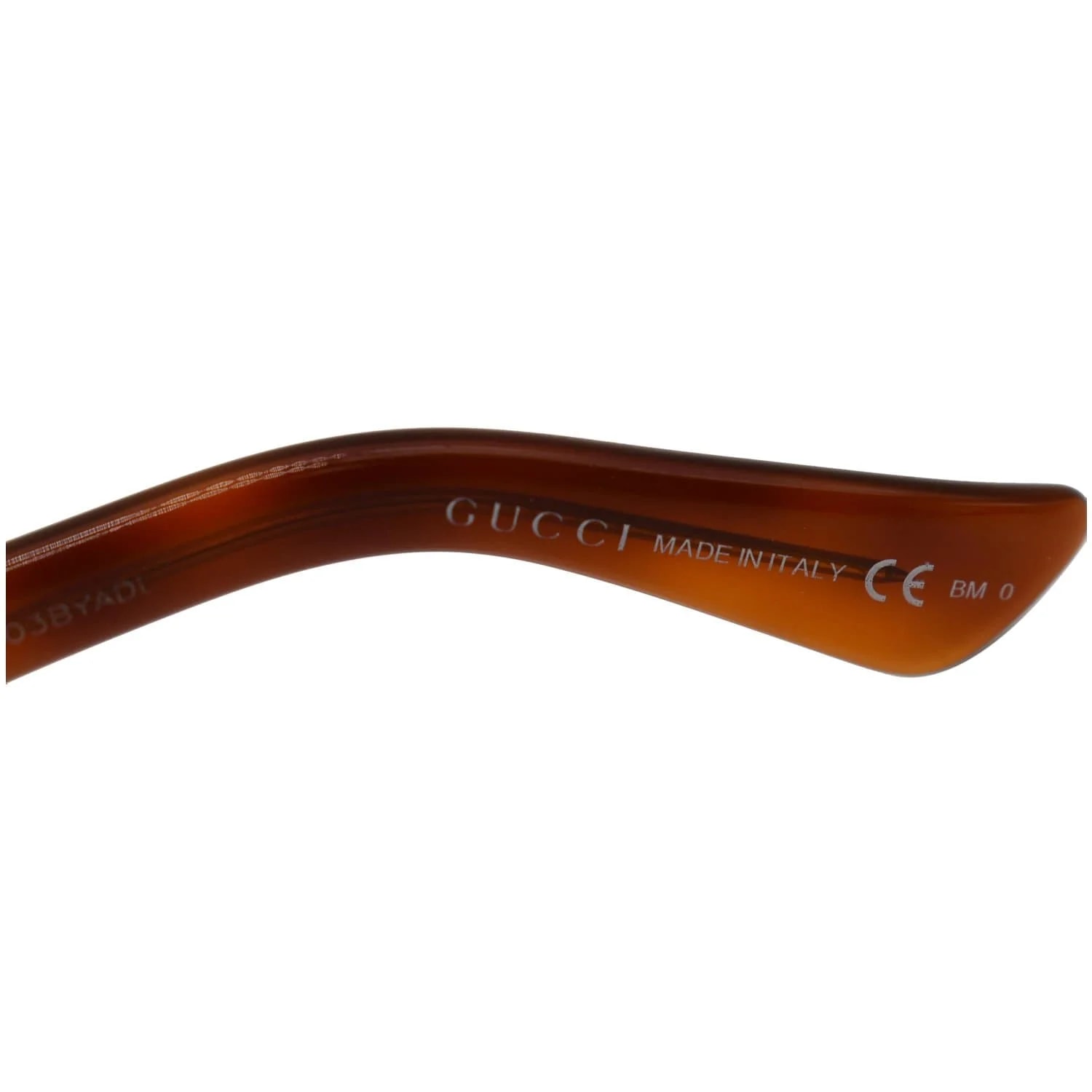 Gucci Light Havana Eyeglasses Transparent Lens 4