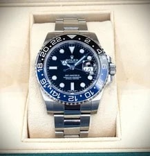 Rolex — Rolex GMT-Master II 116710BLNR Silver Oyster Bracelet With Blue and Black Bezel — Watch — resale