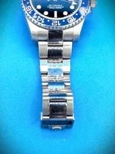 Rolex GMT-Master II 116710BLNR Silver Oyster Bracelet With Blue and Black Bezel 3