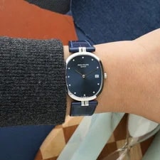 Patek Philippe Ellipse 3930A Stainless Steel Blue Diamond Dial Quartz 2