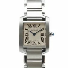 Cartier — Cartier Tank Francaise SM Combo W51007Q4 Ivory Dial From Japan — Watch — resale