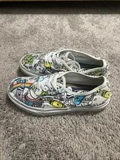 Vans X Crayola DIY Sketch Color Authentic Skate Shoes ’S 5.5 /6W 3