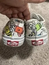 Vans X Crayola DIY Sketch Color Authentic Skate Shoes ’S 5.5 /6W 4