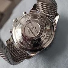 Breitling Chronospace Automatic Blue Dial Chronograph Date 46mm SS 100m 2