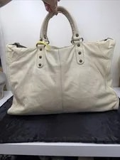 Balenciaga Weekender City XL Work Gym Travel Carry Studs Moto Handles 4