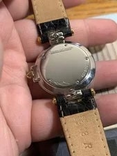 Jaeger-Lecoultre 18k Gold Bezel. Blue MOP Dial. Ref.421.5.09 Rendez-Vous 2