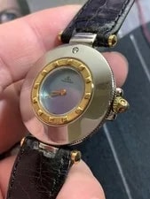 Jaeger-Lecoultre 18k Gold Bezel. Blue MOP Dial. Ref.421.5.09 Rendez-Vous 3