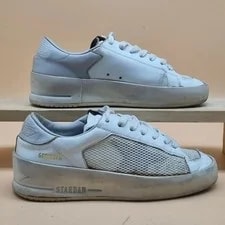 Golden Goose — Golden Goose Star 220 Italian Model Limited Edition Vhtf Shoes Pre — Sneaker — resale