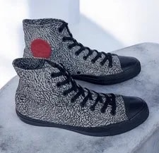 Converse X Shoe Palace Chuck Taylor All Star High ’S Sz 12 Elephant Print 2