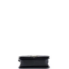 Chanel Boy Flap Chevron Woven and Old Medium 4
