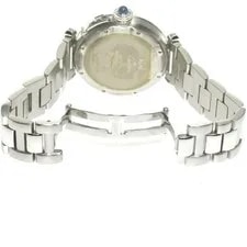 Cartier Pasha W3100655 38mm SS Automatic Date Beige Dial #C459 3