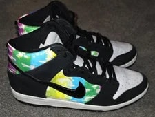 Nike SB Dunk High TV Signal Shoes CZ2253-100 Size 10.5 No Box 3