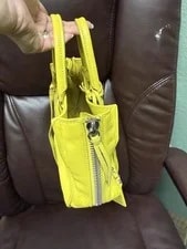 Balenciaga Satchel Top Handle Zip Closure Detachable Strap 4