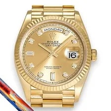 Rolex DayDate 36 128235A Slate Dial Gold 2