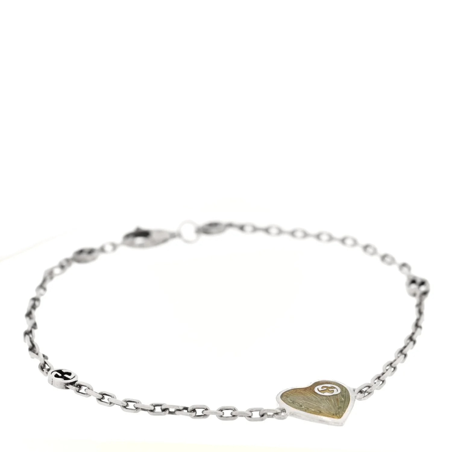 Gucci — Enamel Heart Chain — Jewelry — resale
