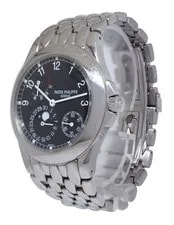 Patek Philippe Neptune Moonphase Power Reserve Steel 37mm B/P 5085/1A 3