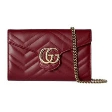 Gucci — Gucci GG Marmont Chain Wallet 837745 AAET8 1000 150949875 — Handbag — resale