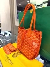 Goyard Anjou Reversible Coated Canva and Matching Wristlet 3
