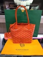 Goyard Anjou Reversible Coated Canva and Matching Wristlet 4
