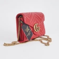Gucci Marmont Wallet on Chain Matelasse Hibiscus/ OP: €1600 4