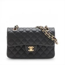 Chanel — Chanel Matelasse 23 Small Double Flap Double Chain Met — Handbag — resale