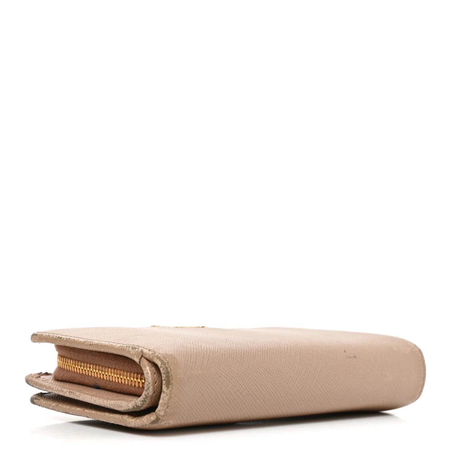 Metal Compact Zip Around Wallet Cammeo 4