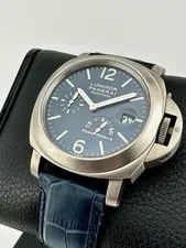 Panerai Luminor Marina Power Reserve Titanium Blue Dial 44mm Pam00093 Pam 93 4