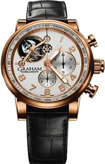 Worldofluxuryus — Graham Geo.Graham Tourbillon Chronograph 18k Rose Gold 2TSAR.W01A — Watch — resale