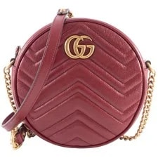 Gucci — Gucci Chain GG Marmont Heart Round 550154 636143 — Handbag — resale