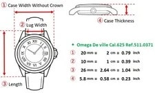 Omega Devill Cal.625 Silver Dial 20mm Manual Winding 2