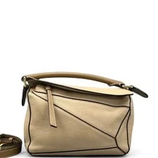 Loewe — Loewe Small Puzzle Light Grained (ym051426d3r) — Handbag — resale
